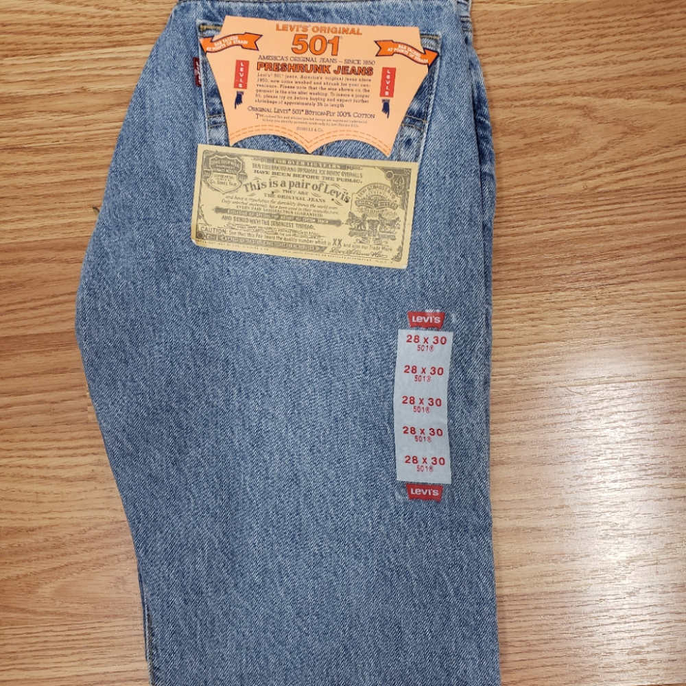 Levis 501 Student 28x30 New Vintage Made in USA